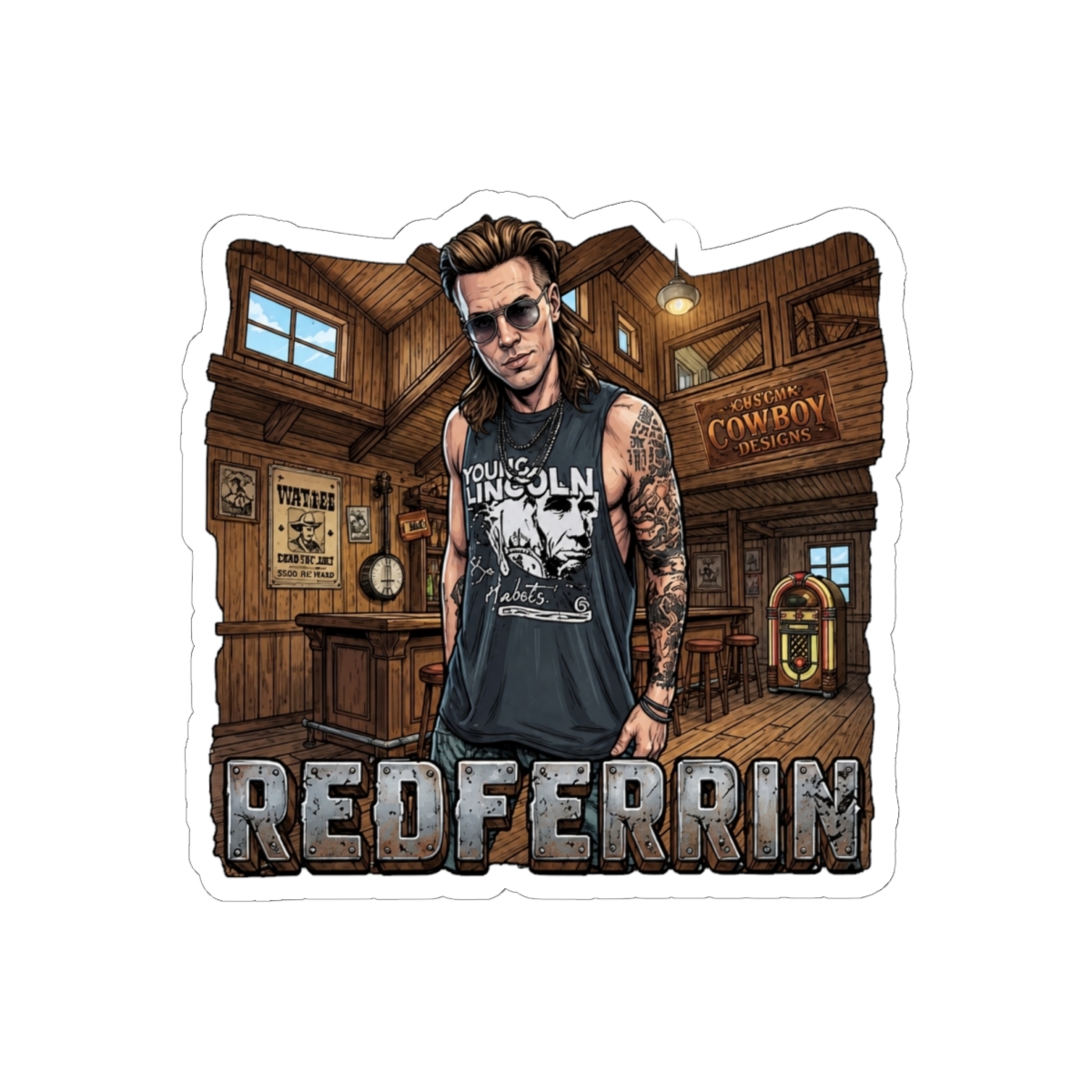 Blake Redferrin 1 Sticker