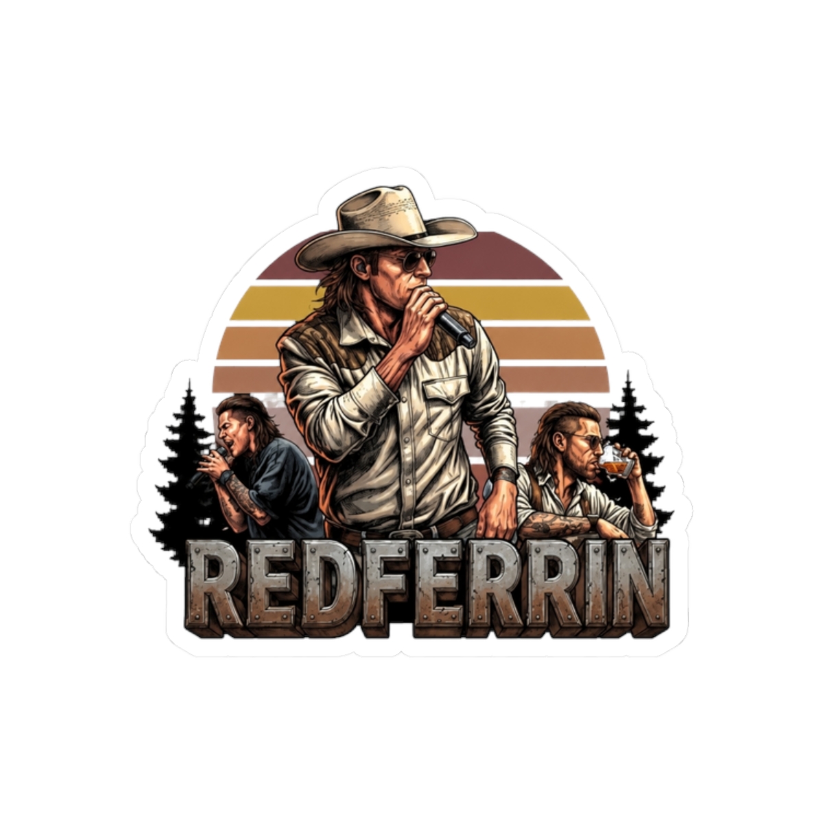 Blake Redferrin 2 Sticker - alternate angle 3, merchandise